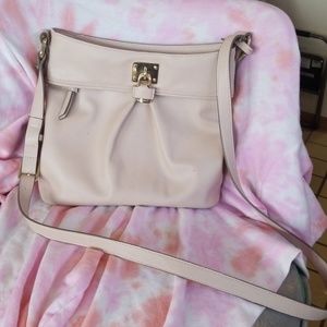Nine west pastel pink cross body purse